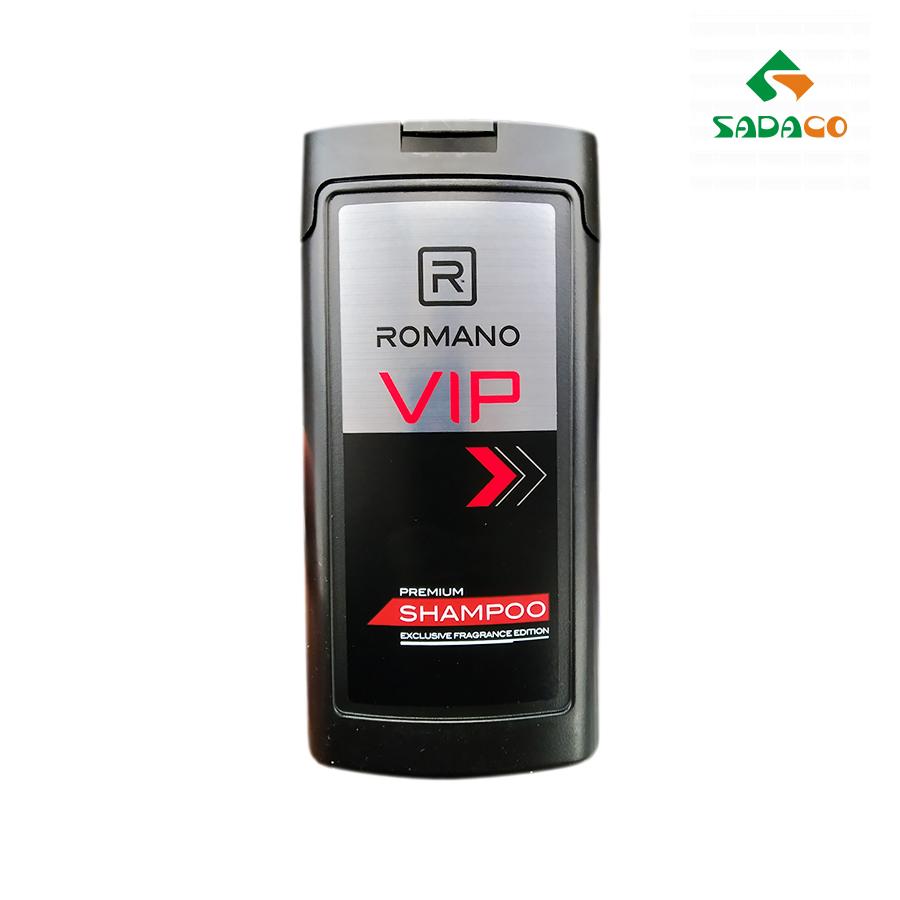 HSROPVR0180B Romano Premium VIP Regular Hair Shampoo 180g Bottle (1) - retouch