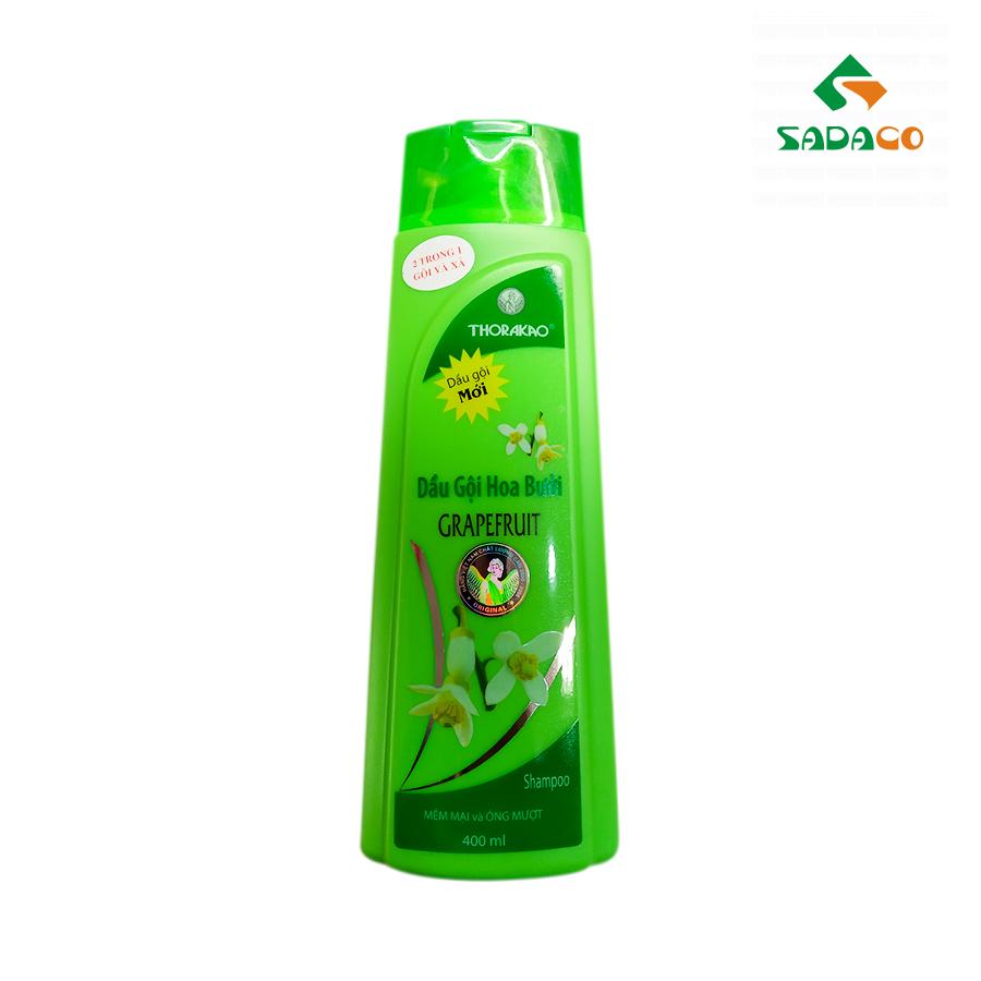 HSTHGRA0400B Thorakao Grapefruit Hair Shampoo 400ml Bottle (1) - retouch
