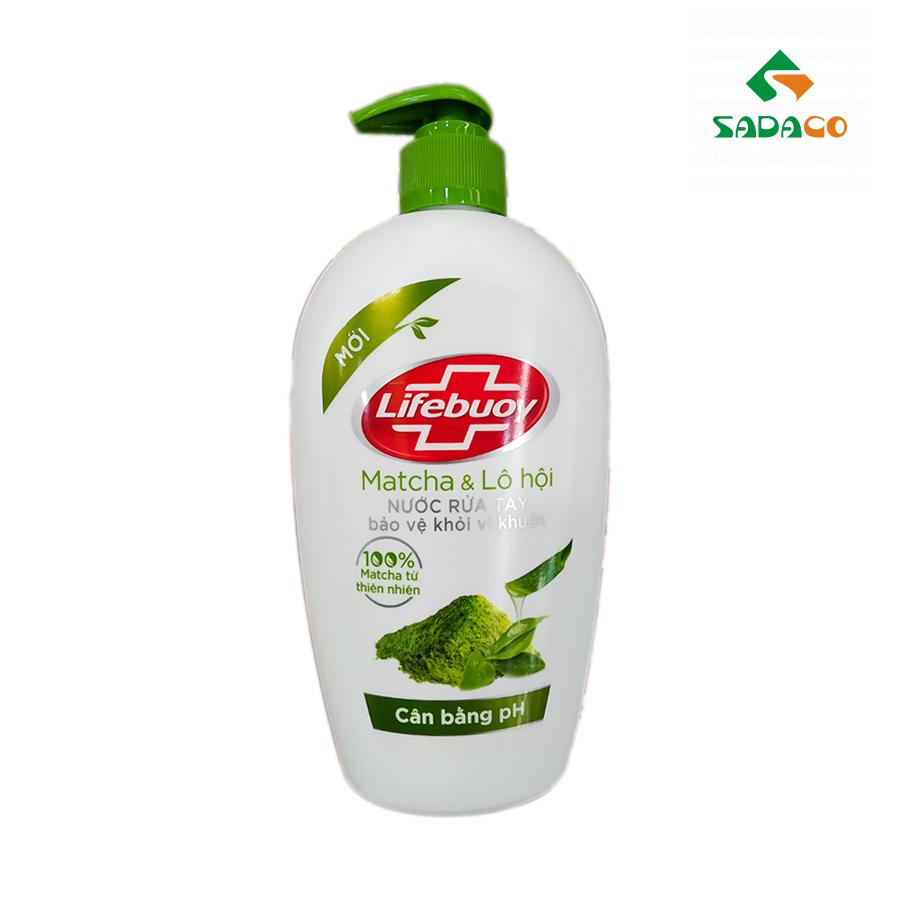 HWLBMAV0180B Lifebuoy Matcha & Aloe Vera Hand Wash 180g Bottle (1) - retouch