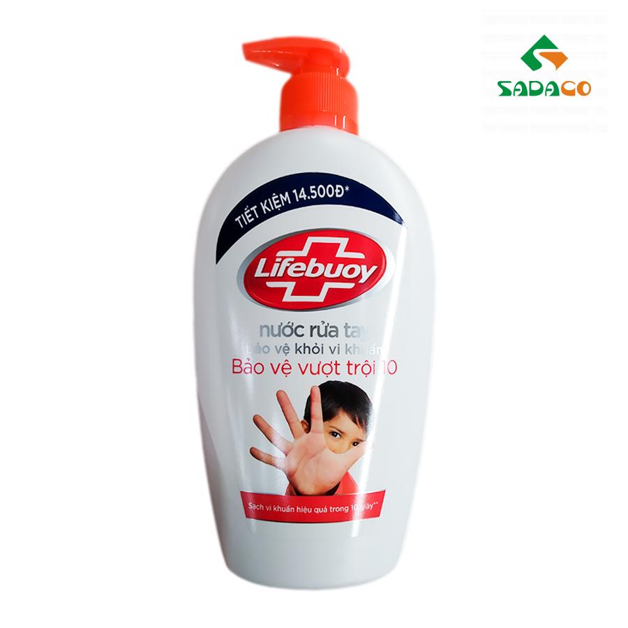 HWLBSSP0500B Lifebuoy Silver+ Ion Supreme Protection 10 Hand Wash 500g Bottle (1) - retouch