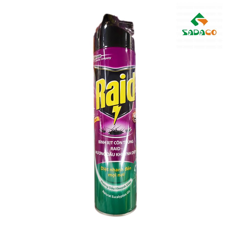 IKRANEO0600B Raid Natural Eucalyptus Oil Insect Killer 600ml Bottle (1) - retouch