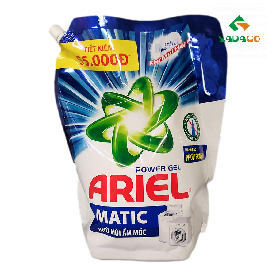 LDARMUD2150P Ariel Musty Deodorant Matic Liquid Detergent 2.15kg Pouch (1) - retouch