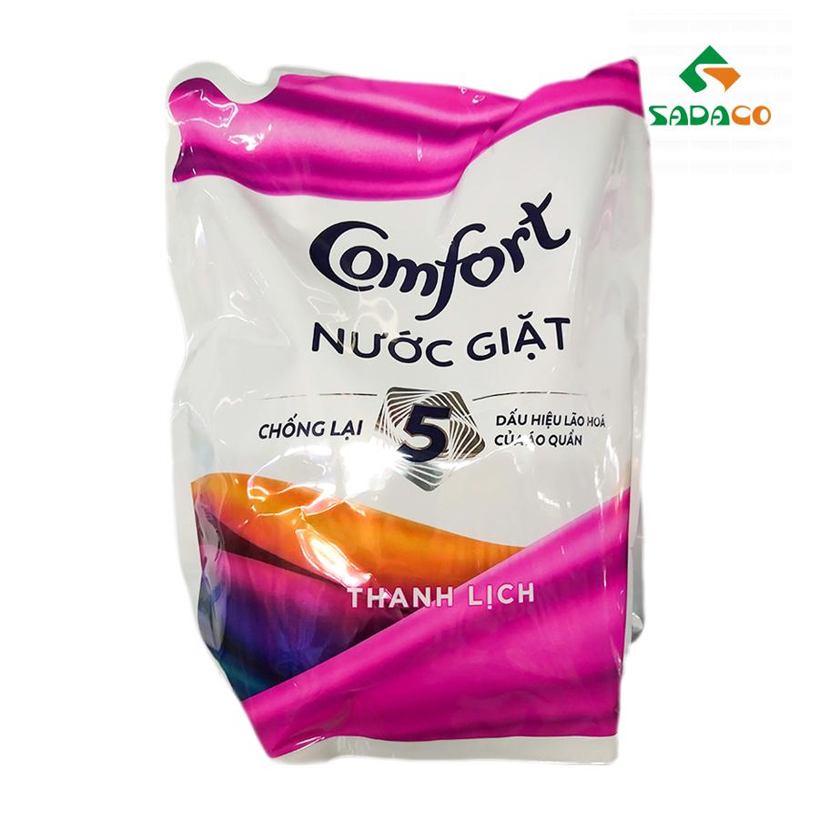 LDCFELE2400P Comfort Elegant Liquid Detergent 2.4kg Pouch (1) - retouch