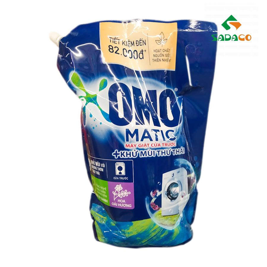 LDOMFDL3700P OMO Matic Front Load Deo-Freshness Lavender Liquid Detergent 3.7kg Pouch (2) - retouch