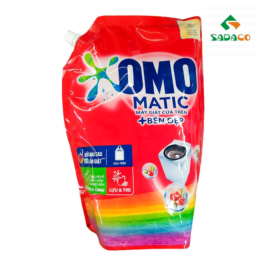 LDOMTSP2000P OMO Matic Top Load ColorShield Pomegranate & Bamboo Liquid Detergent 2kg Pouch (1) - retouch