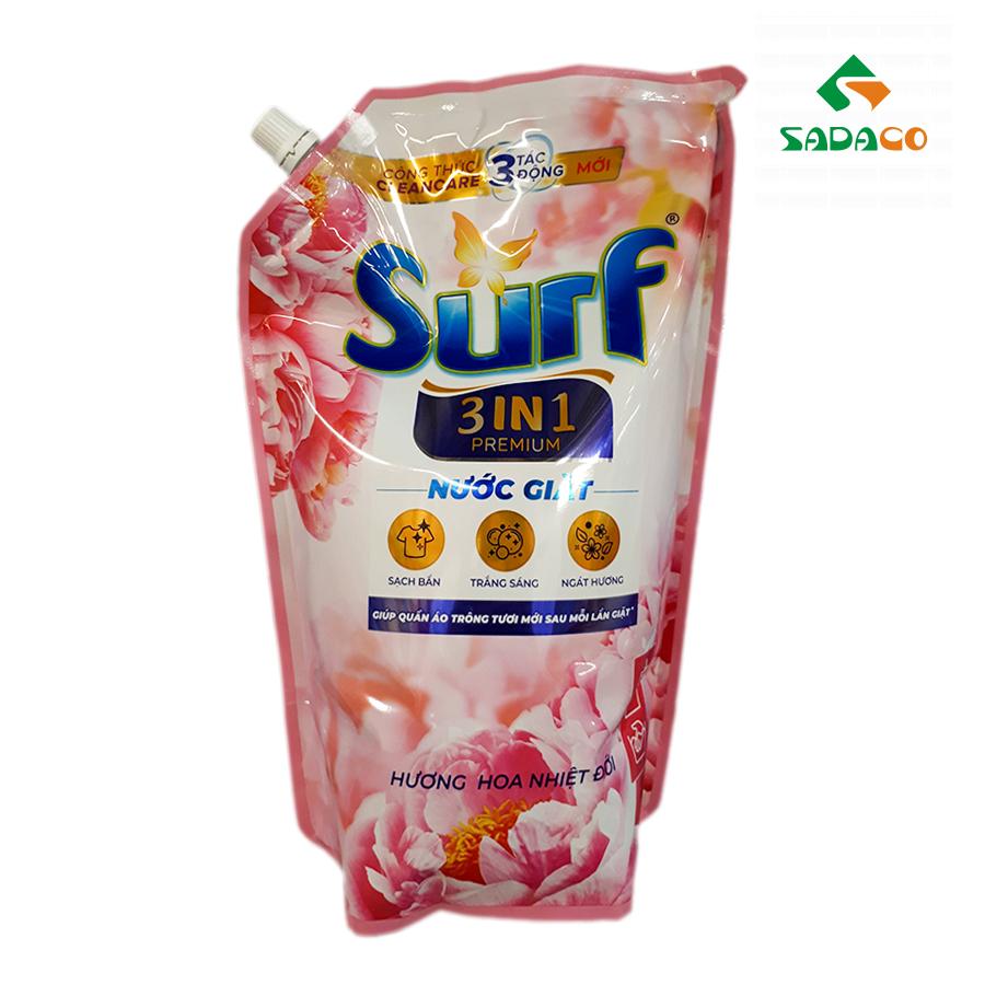 LDSUTRF2200P Surf Tropico Flower Liquid Detergent 2.2kg Pouch (1) - retouch