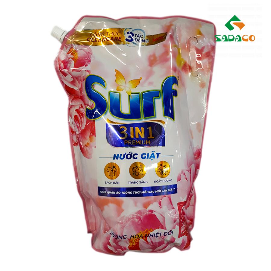 LDSUTRF3500P Surf Tropico Flower Liquid Detergent 3.5kg Pouch (1) - retouch