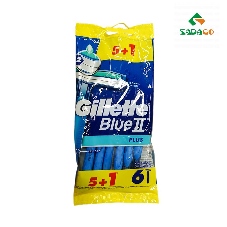 RZGTB2R0006K Gillette Blue II Plus Razor 6item Pack (1) - retouch