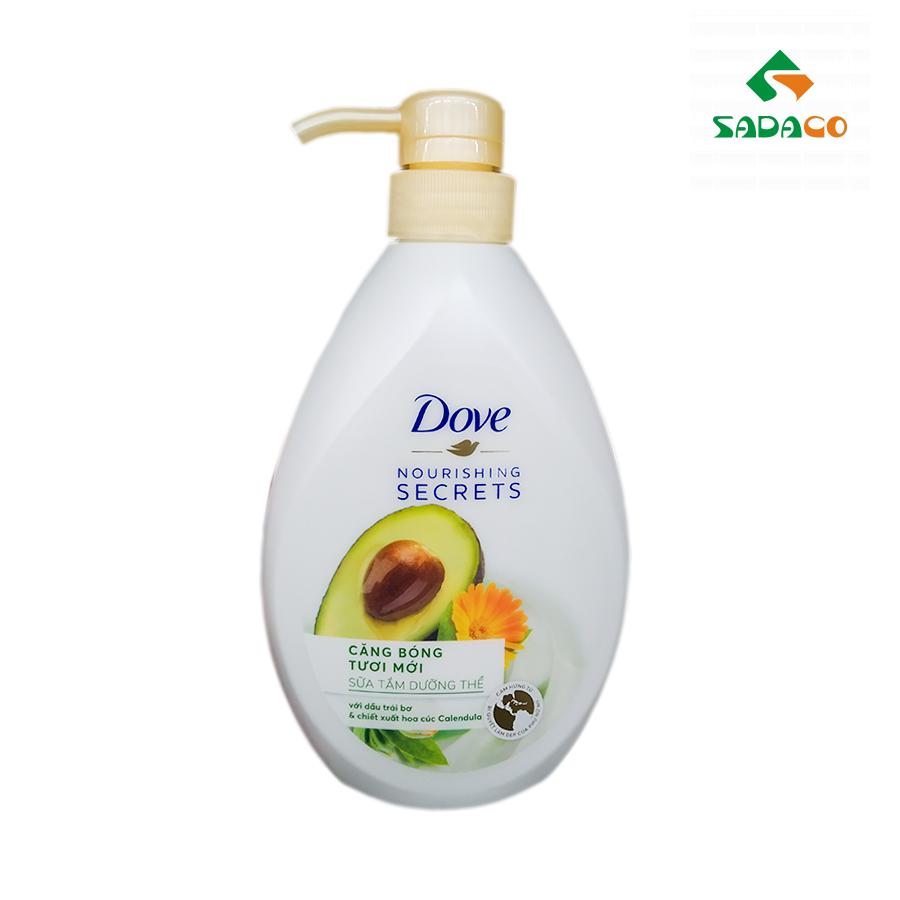 SGDONSF0530B Dove Nourishing Secrets Smooth Fresh Shower Gel 530g Bottle (1) - retouch