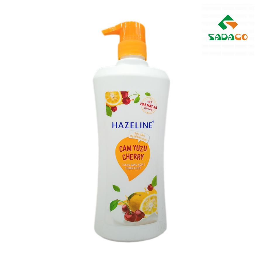 SGHACYC0670B Hazeline Citrus Yuzu & Cherry Shower Gel 670g Bottle (1) - retouch