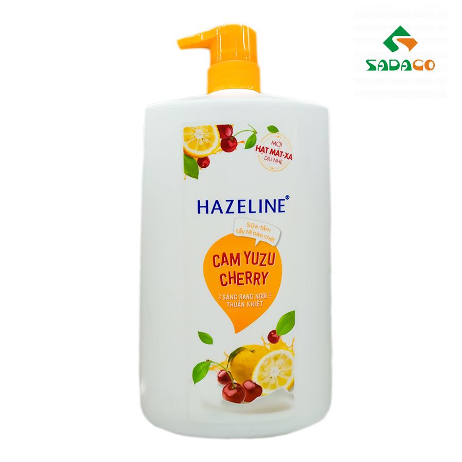 SGHACYC1200B Hazeline Citrus Yuzu & Cherry Shower Gel 1.2kg Bottle (1) - retouch