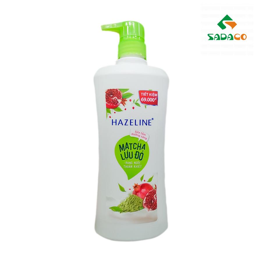 SGHAMPG0670B Hazeline Matcha & Pomegranate Shower Gel 670g Bottle (1) - retouch