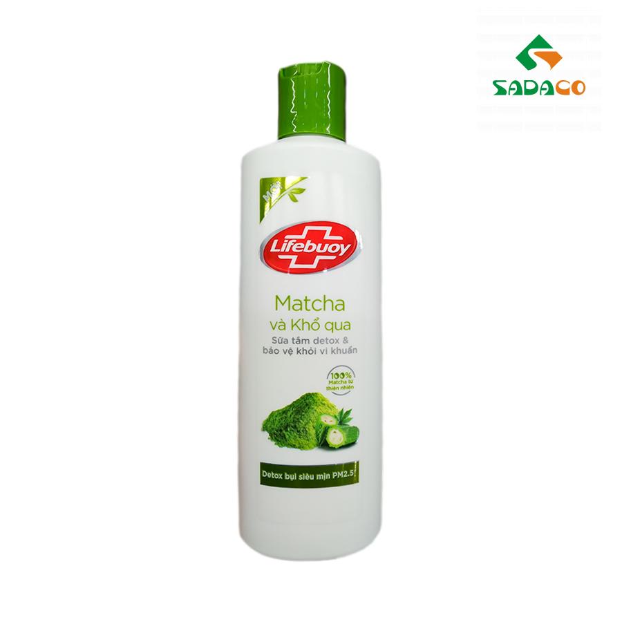 SGLBMBM0250B Lifebuoy Matcha & Bitter Melon Shower Gel 250g Bottle (1) - retouch