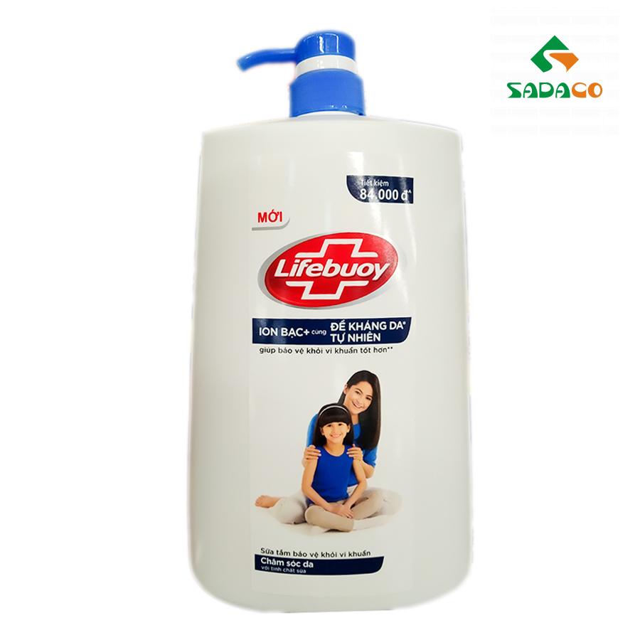 SGLBSSC1100B Lifebuoy Silver+ Ion Skin Care Shower Gel 1.1kg Bottle (1) - retouch