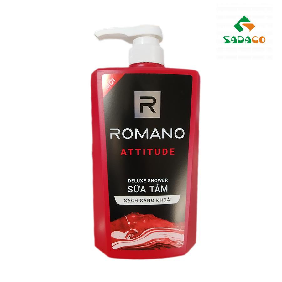 SGRODEA0650B Romano Deluxe Attitude Shower Gel 650g Bottle (1) - retouch