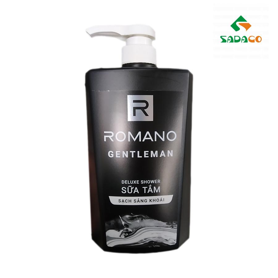 SGRODEG0650B Romano Deluxe Gentleman Shower Gel 650g Bottle (1) - retouch