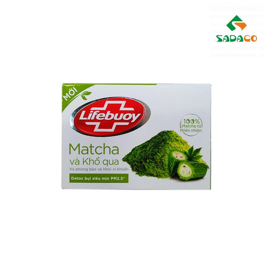 SOLBMBM0090X Lifebuoy Matcha & Bitter Melon Soap 90g Box (1) - retouch