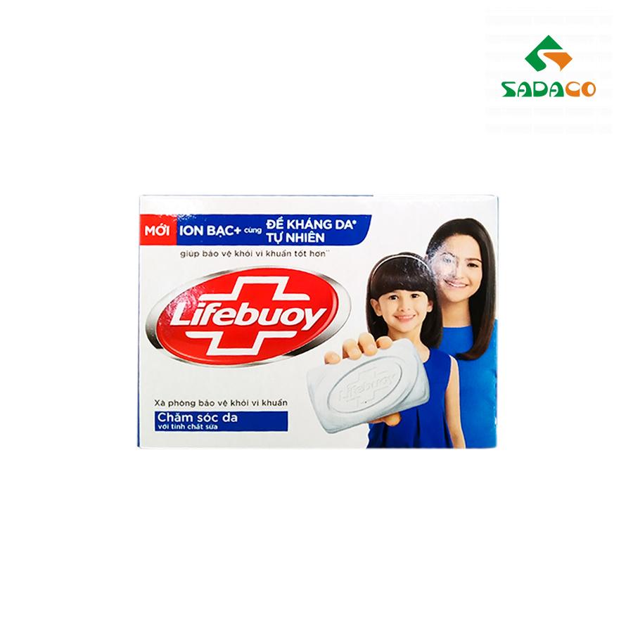 SOLBSSC0090X Lifebuoy Silver+ Ion Skin Care Soap 90g Box (1) - retouch