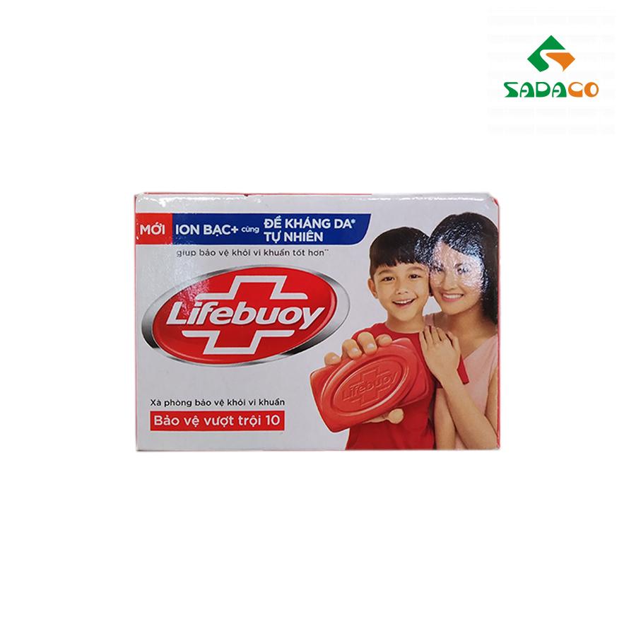 SOLBSSP0090X Lifebuoy Silver+ Ion Supreme Protection 10 Soap 90g Box (1) - retouch