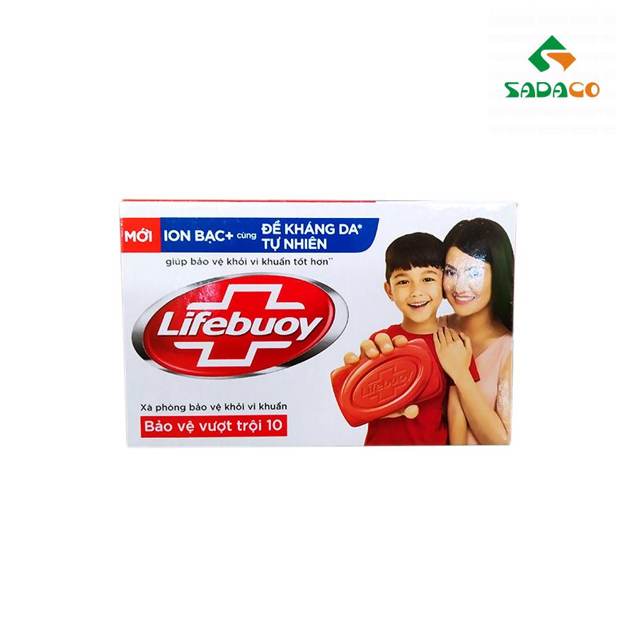 SOLBSSP0125X Lifebuoy Silver+ Ion Supreme Protection 10 Soap 125g Box (1) - retouch
