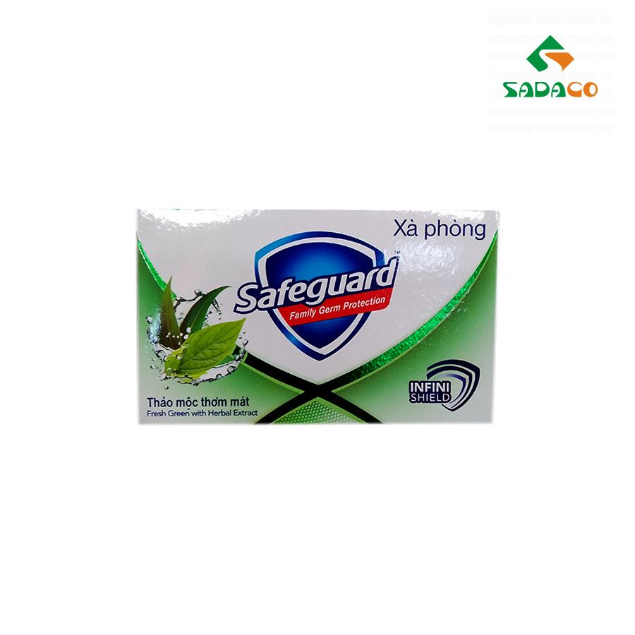 SOSGFGH0130X Safeguard Fresh Green with Herbal Extract Soap 130g Box (1) - retouch