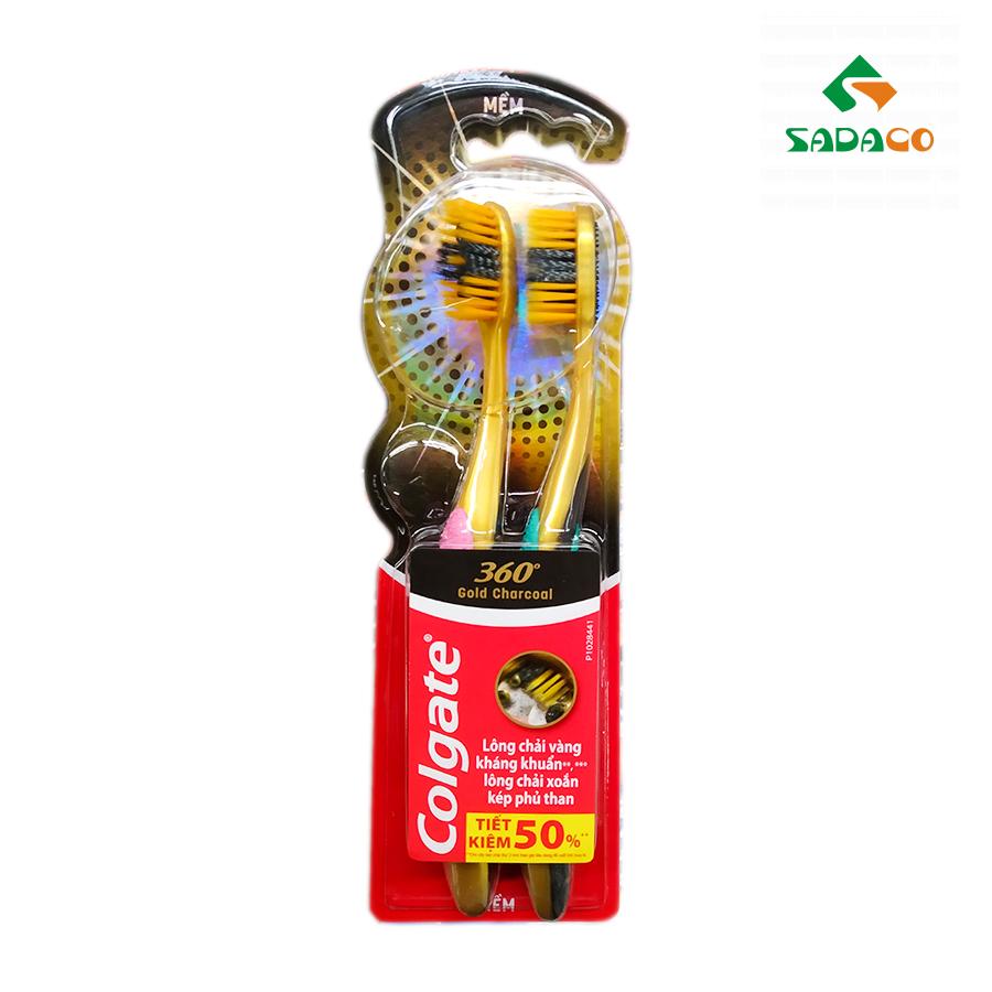 TBCGGOC0002X Colgate Gold Charcoal Toothbrush 2item Box (1) - retouch