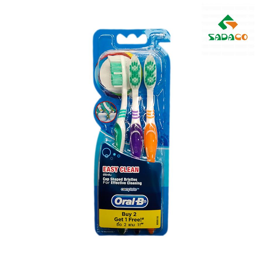 TBOBCER0003X Oral-B Complete Easy Clean Regular Toothbrush 3item Box (1) - retouch