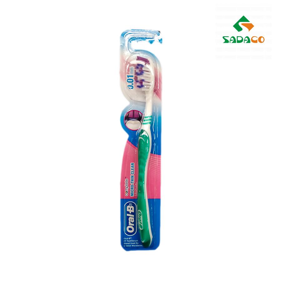 TBOBCMC0001X Oral-B Complete Micro-Thin Clean Toothbrush 1item Box (1) - retouch