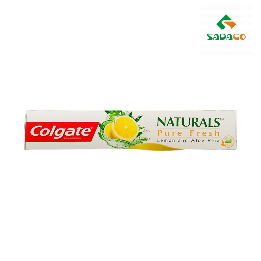 TPCGNPF0180X Colgate Natural Pure Fresh Lemon and Aloe Vera Toothpaste 180g Box (1) - retouch