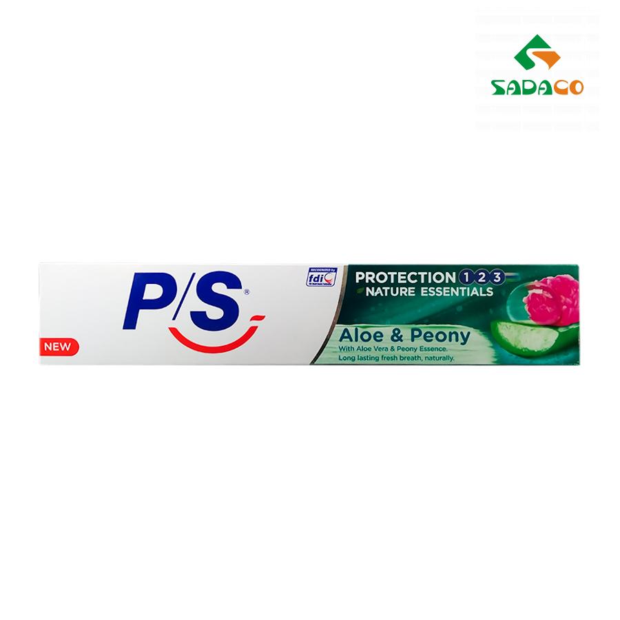 TPPSPNA0180X PS Protection 123 Nature Essentials Aloe & Peony Toothpaste 180g Box (1) - retouch