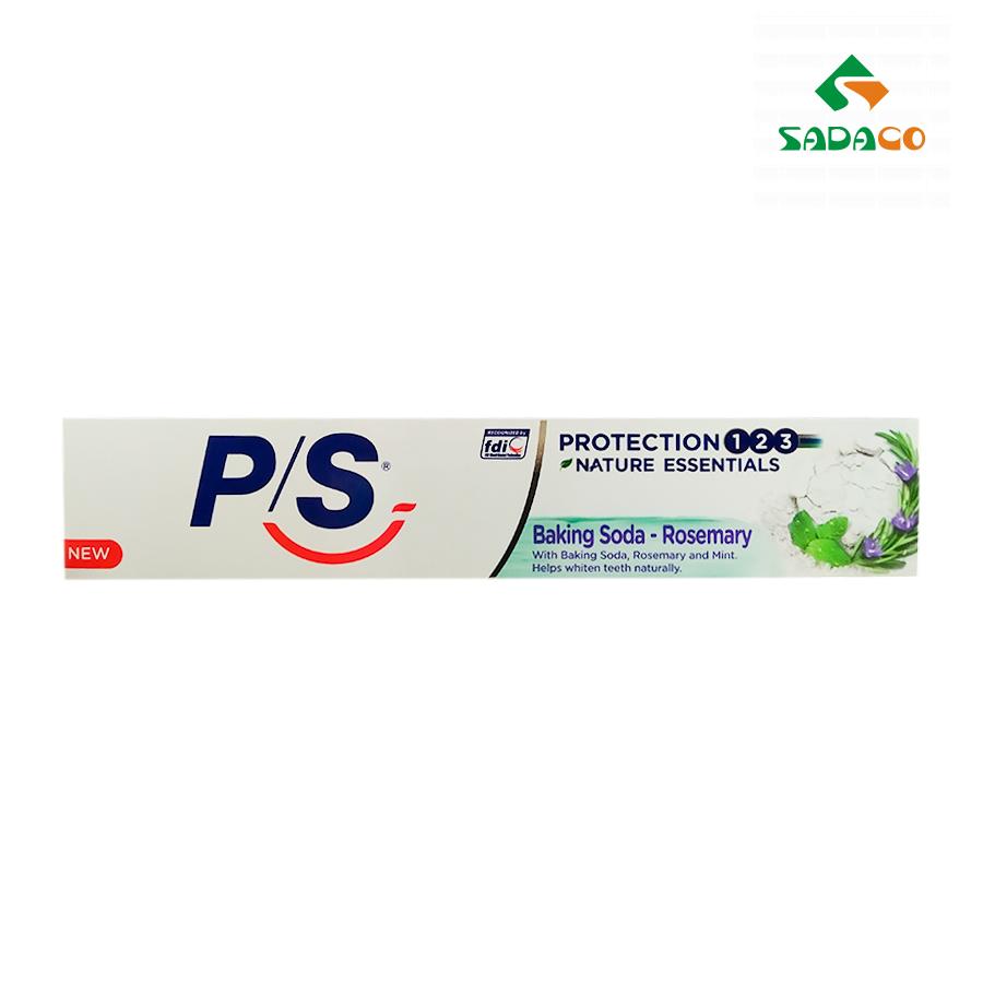TPPSPNB0180X PS Protection 123 Nature Essentials Baking Soda & Rosemary Toothpaste 180g Box (1) - retoucj
