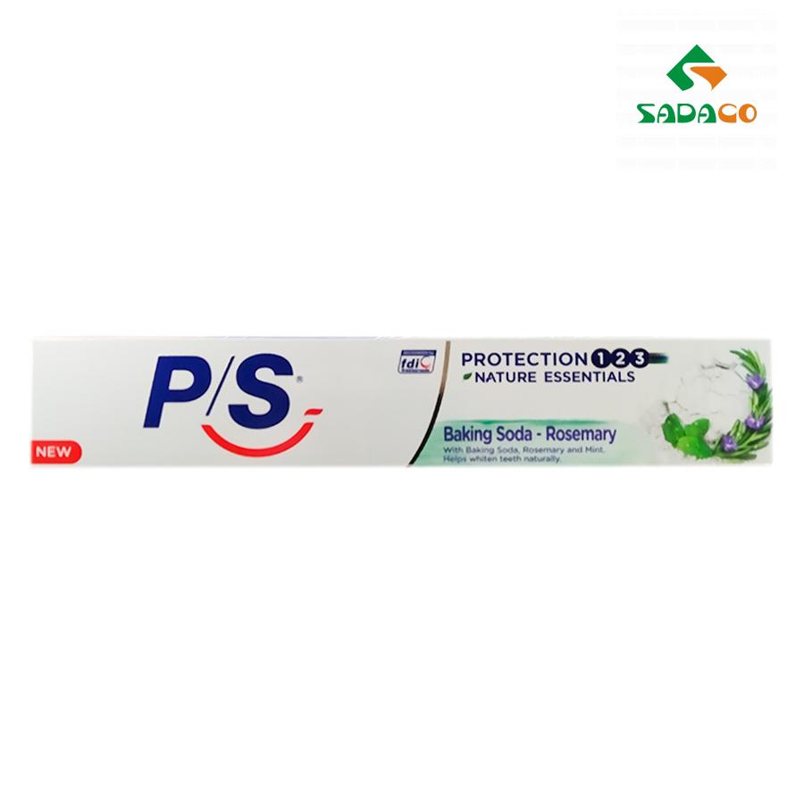 TPPSPNB0230X PS Protection 123 Nature Essentials Baking Soda & Rosemary Toothpaste 230g Box (1) - retouch