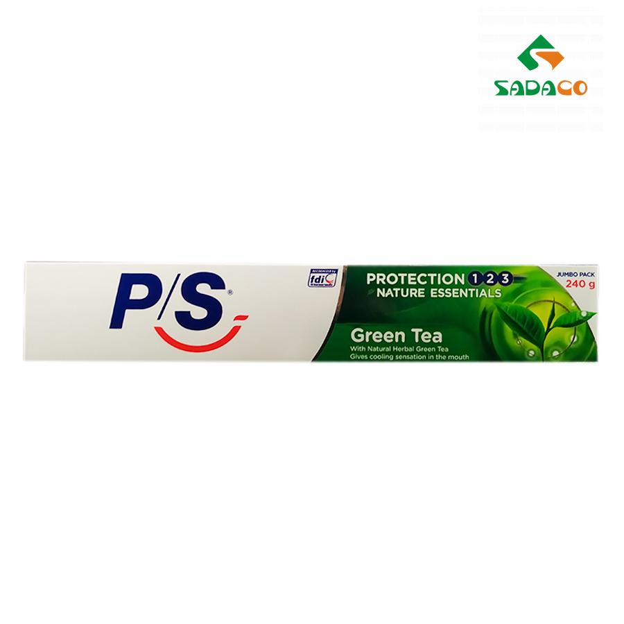 TPPSPNG0240X PS Protection 123 Nature Essentials Green Tea Toothpaste 240g Box (1) - retouch