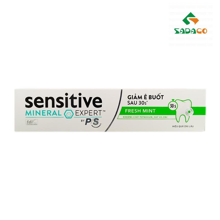 TPSEMFM0100X Sensitive Mineral Expert Fresh Mint Toothpaste 100g Box (1) - retouch