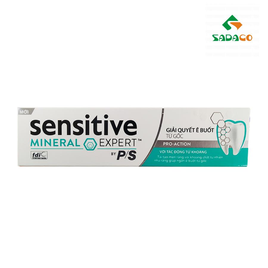 TPSEMPA0105X Sensitive Mineral Expert Pro-Action Toothpaste 105g Box (1) - retouch